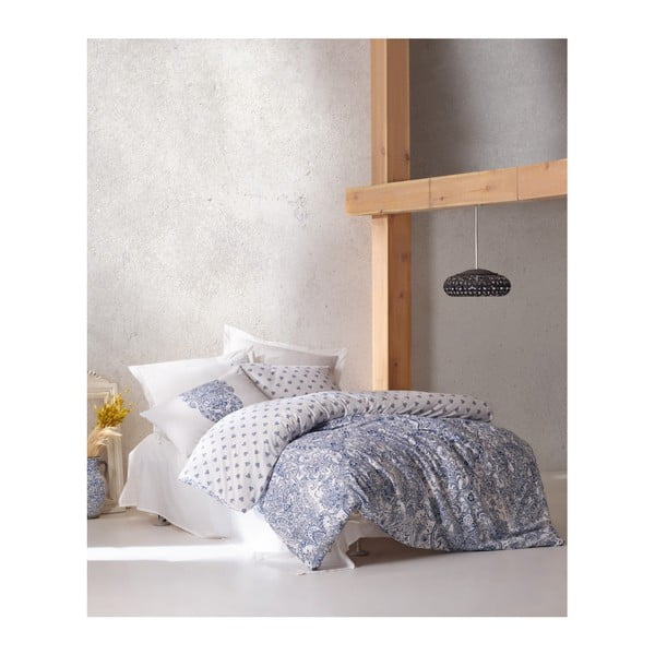 Materro Gunna kokvilnas gultasveļa ar vienu gultas pārklāju, 160 x 220 cm