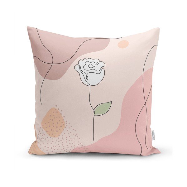 4 dekoratīvo spilvendrānu komplekts Minimalist Cushion Covers Draw Art Women, 45 x 45 cm-image-3