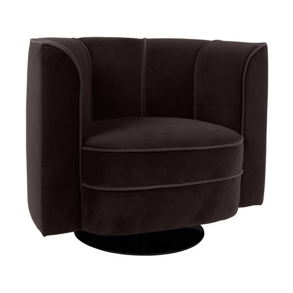 Melns krēsls Dutchbone Flower