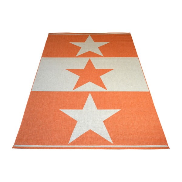 Oranžs augstas izturības paklājs Floorita Orange Star, 200 x 290 cm