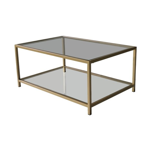 Kafijas galdiņš zelta krāsā 60x90 cm Astro – Neostill