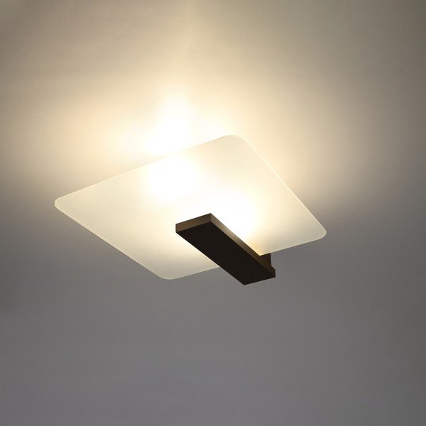 Tumši brūna griestu lampa ar stikla abažūru 40x47.5 cm Parola – Sollux-image-1