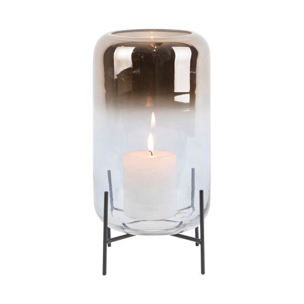 Stikla vāze PT LIVING Silver Fade, augstums 29 cm-image-1