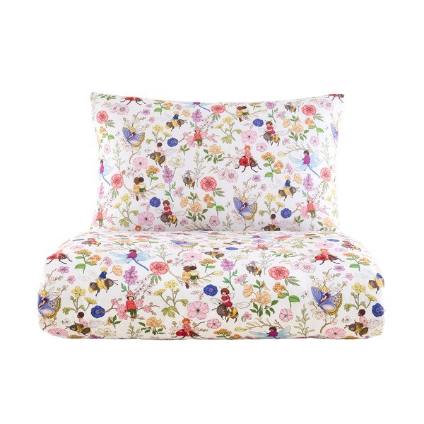 Vienguļamā kokvilnas bērnu gultas veļa 135x200 cm Garden Friends – Belle & Boo