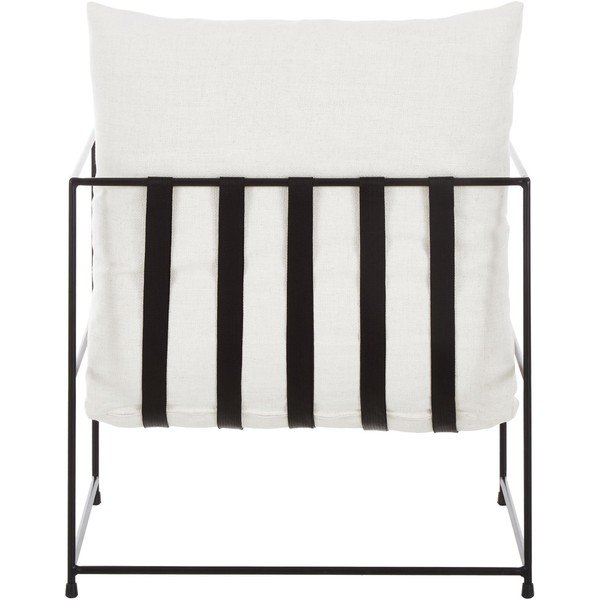 Balts krēsls ar metāla rāmi Wayne – Westwing Collection-image-1