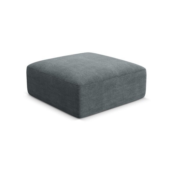 Tumši pelēks velveta kāju soliņš Campi – Cosmopolitan Design