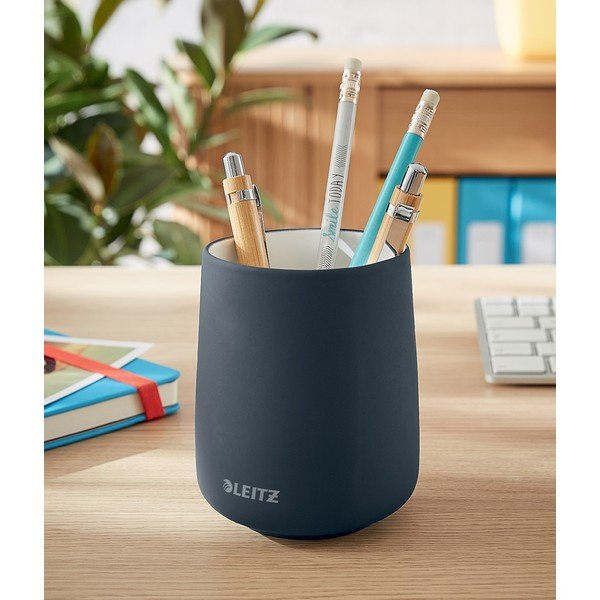 Pelēka keramikas krūzīte rakstāmpiederumiem Leitz Cosy-image-1