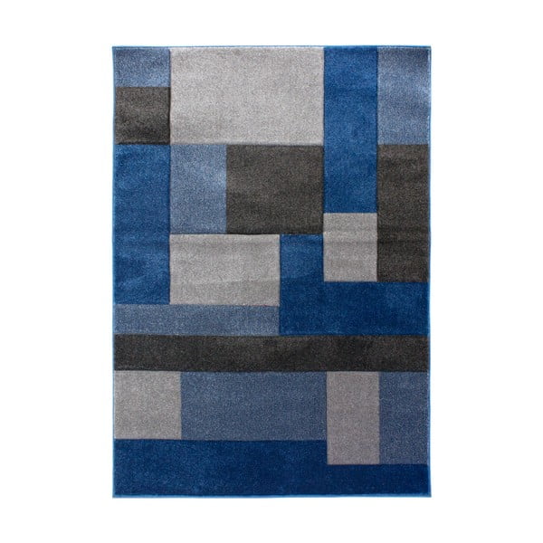 Zili pelēks paklājs Flair paklāji Cosmos Blue Grey, 160 x 230 cm