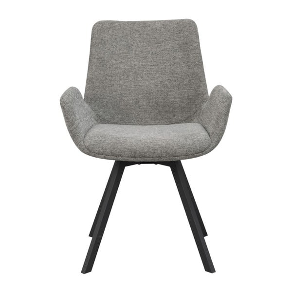 Pelēki polsterēti ēdamistabas krēsli (2 gab.) Norwell – Rowico-image-3