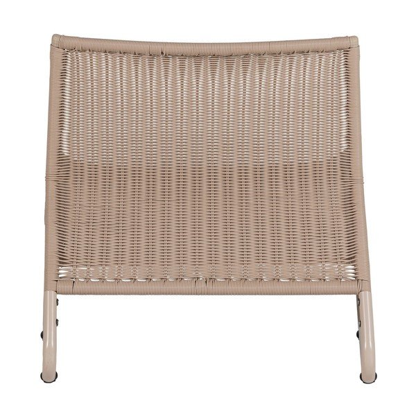 Bēšs mākslīgās rotangpalmas dārza atpūtas krēsls West – WOOOD-image-4