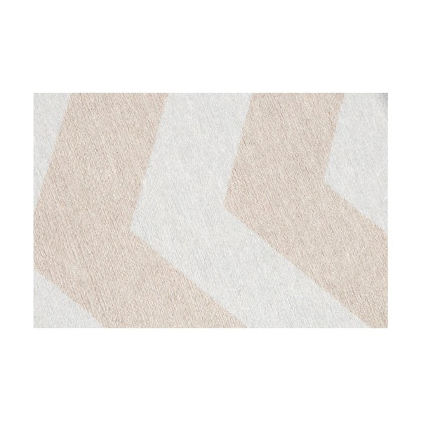 Bēšs un balts Floorita Optical skrejceļš, 80 x 130 cm-image-4