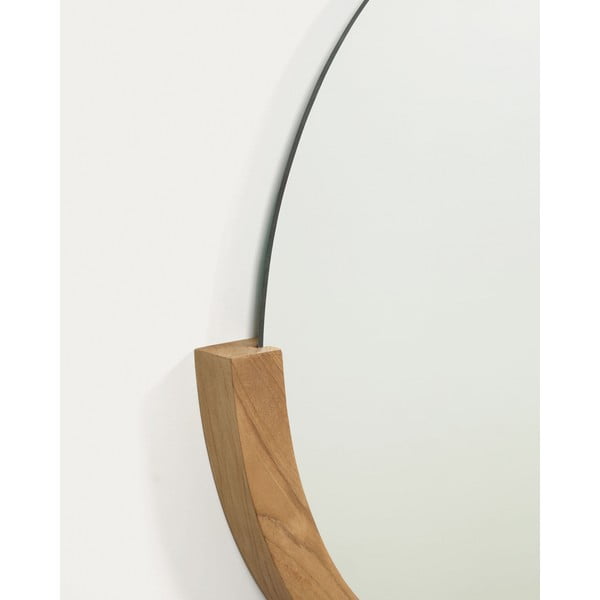 Sienas spogulis ar masīvkoka rāmi 96x55 cm Rokia – Kave Home-image-1