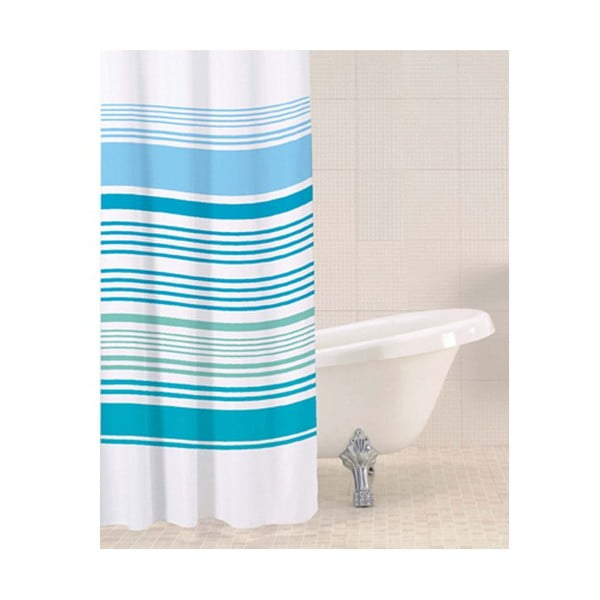 Dušas aizkars Aqua Stripe, 180x180 cm