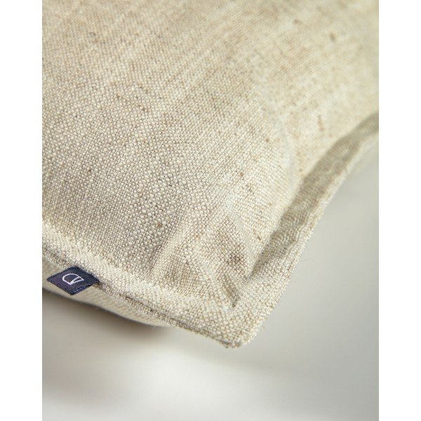 Spilvendrāna no lina maisījuma 45x45 cm Blok – Kave Home-image-1