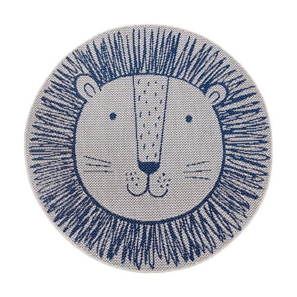 Zils paklājs bērniem Ragami Lion, ø 160 cm