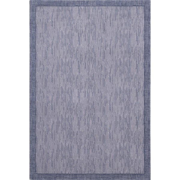 Tumši zils vilnas paklājs 200x300 cm Linea – Agnella