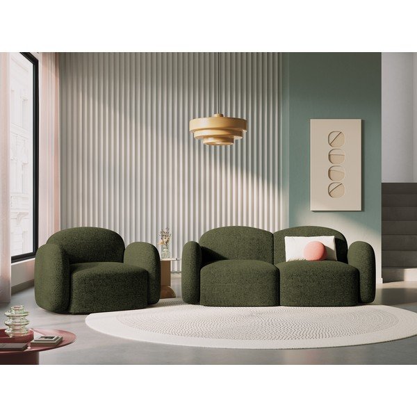 Zaļš dīvāns 194 cm Blair – Micadoni Home-image-1