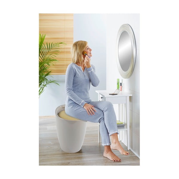 Pelēkbrūns plastmasas veļas grozs 20 l Candy – Wenko-image-2