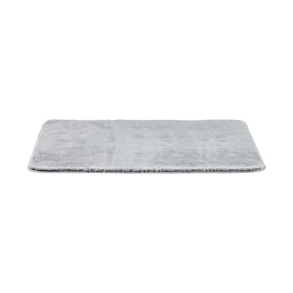 Gaiši pelēks tekstila vannas istabas paklājs 50x80 cm Saravan – Wenko-image-1