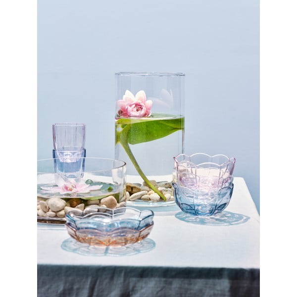 Gaiši zili deserta stikla šķīvji (2 gab.) ø 16 cm Lily – Holmegaard-image-1