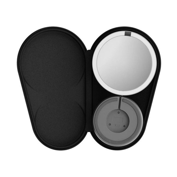 Kosmētikas spogulis ar gaismu/palielināmais (ar 10x palielinājumu) ø 12 cm – simplehuman-image-4