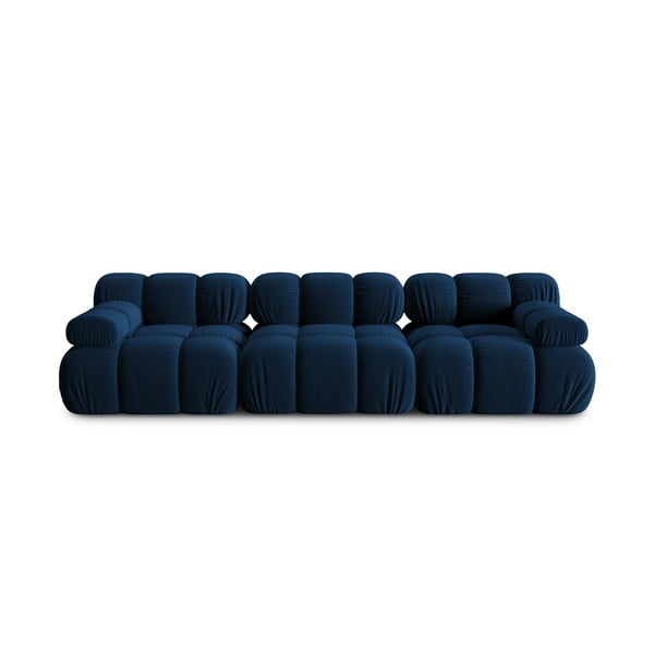 Zils samta dīvāns 282 cm Bellis – Micadoni Home