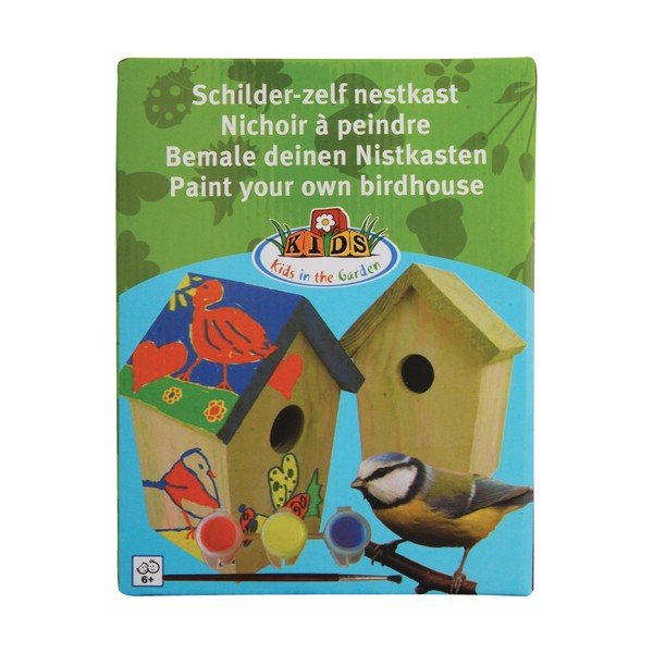 Koka putnu būda ar krāsām Esschert Design-image-1