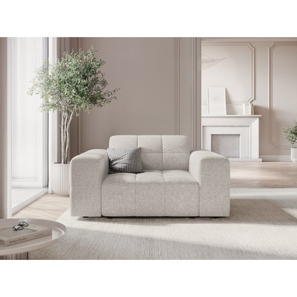 Gaiši pelēks atpūtas krēsls Chicago – Cosmopolitan Design-image-1