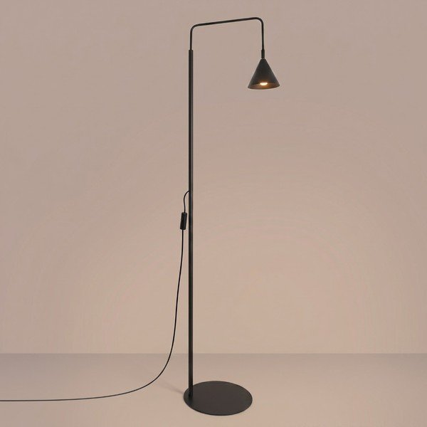 Melna tērauda stāvlampa ar saliekamu konstrukciju (augstums 165 cm) Zylo – Sollux-image-3