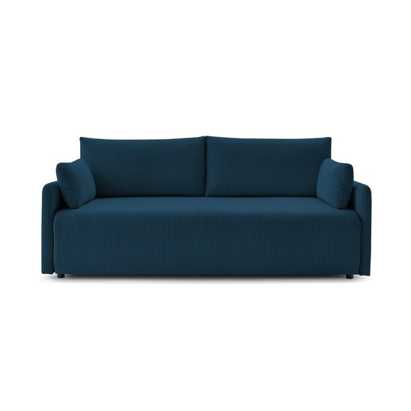 Tumši zils velveta salokāms dīvāns 211 cm Marcel – Bobochic Paris