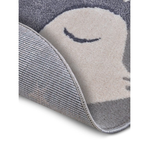 Pelēks bērnu paklājs ø 140 cm Fox – Hanse Home-image-3