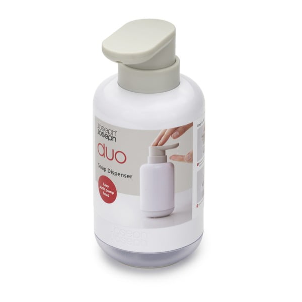 Balts plastmasas ziepju dozators 300 ml Duo – Joseph Joseph-image-2