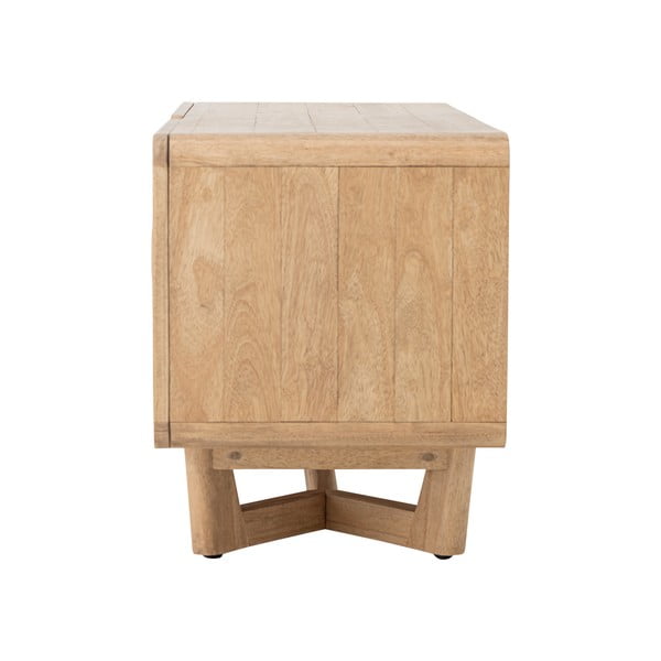 Dabīga toņa gumijkoka masīvkoka kumode 120x55x45 cm Serrone – Bloomingville-image-4