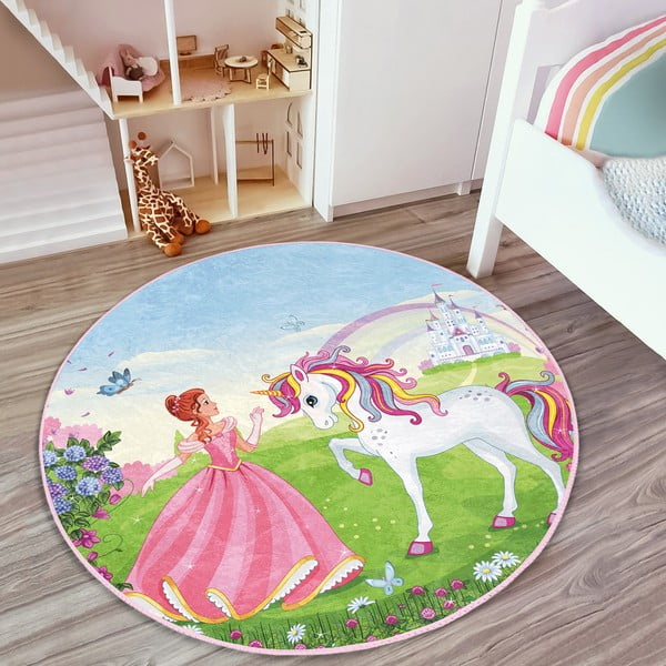 Bērnu paklājs ø 80 cm Comfort – Mila Home-image-3