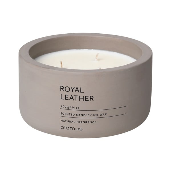 Aromātiskā sojas vaska svece degšanas laiks 25 h Fraga: Royal Leather – Blomus