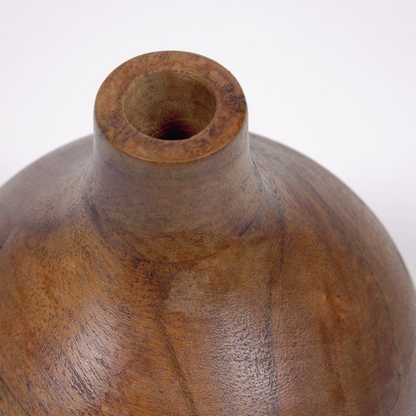 Vāze no akācijas koka Kave Home Tyara, augstums 15,5 cm-image-2
