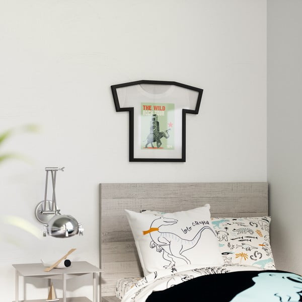 Melns plastmasas piekarināms foto rāmis 50x54,5 cm T-Frame – Umbra-image-2