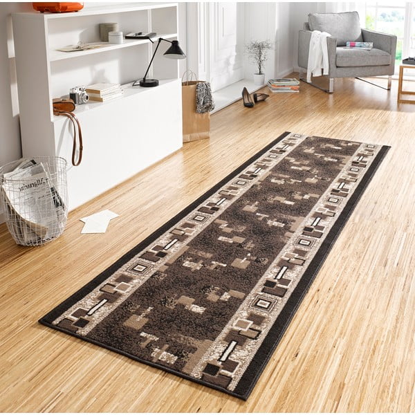 Brūns celiņa paklājs 80x200 cm Cube – Hanse Home-image-1