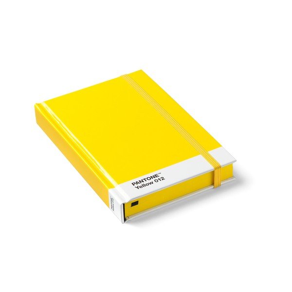 Maza dzeltena piezīmju grāmatiņa Pantone