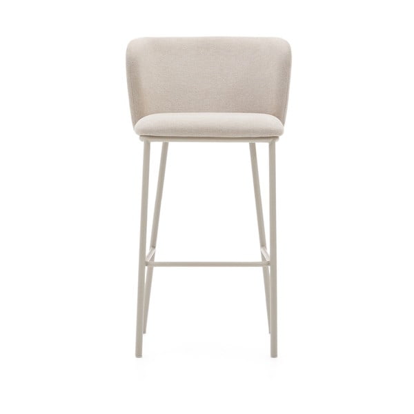 Bēšs bāra krēsls (sēdekļa augstums 75 cm) Ciselia – Kave Home-image-3