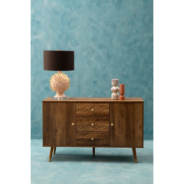 Tumša dabīga toņa kumode 114x70x39 cm Frida – Premier Housewares-image-2