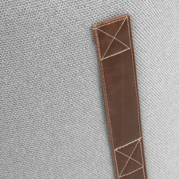 Pelēks pufs sømcasa Martin-image-1