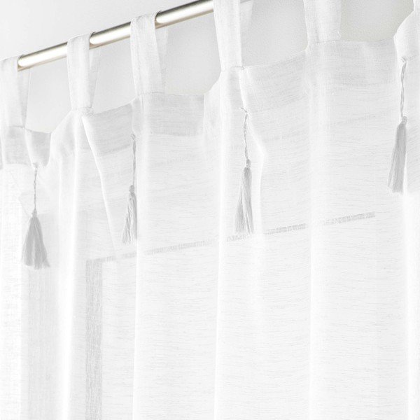 Balts dienas aizkars 140x240 cm Dalila – douceur d'intérieur-image-1