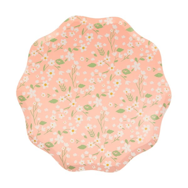 Papīra vienreizlietojamie šķīvji (12 gab.) Ditsy – Meri Meri-image-3