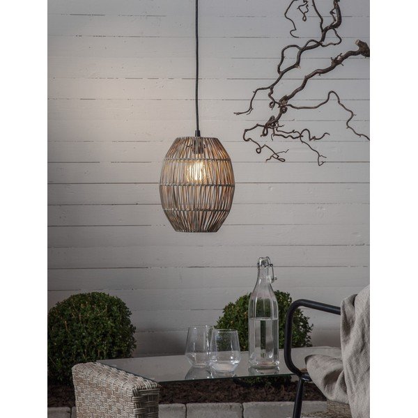 Bēšs abažūrs ø 24 cm Linde – Star Trading-image-4