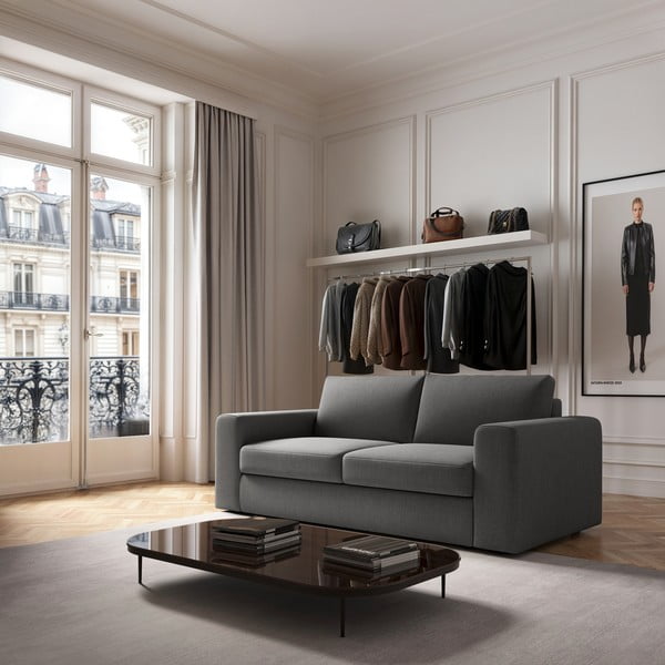 Pelēks dīvāns 218 cm Baga – Rodier-image-1