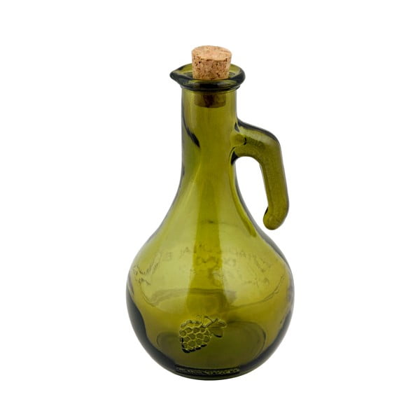 Zaļa pārstrādāta stikla etiķa pudele Ego Dekor Di Vino, 500 ml