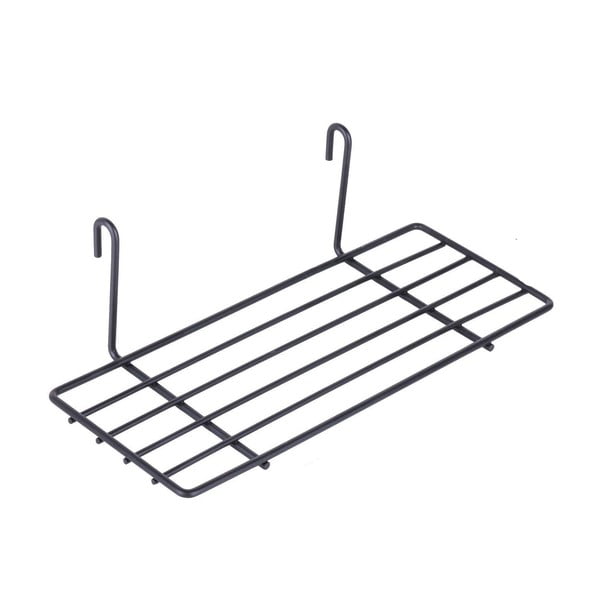 Melns papildu plaukts ziņojumu dēlim Reminder, garums 24 cm-image-2