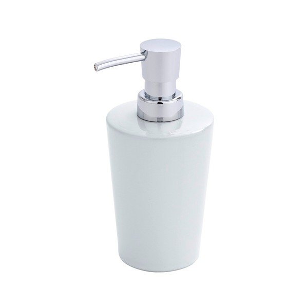 Balts keramikas ziepju dozators Wenko Coni, 300 ml-image-1