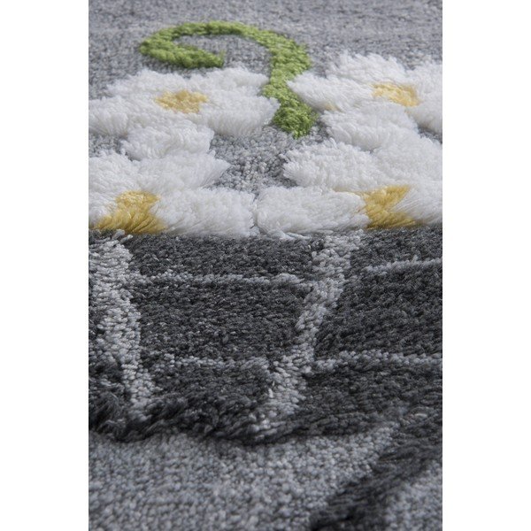 Pelēki vannas istabas paklājiņi (3 gab.) 100x60 cm Alacati – Foutastic-image-3